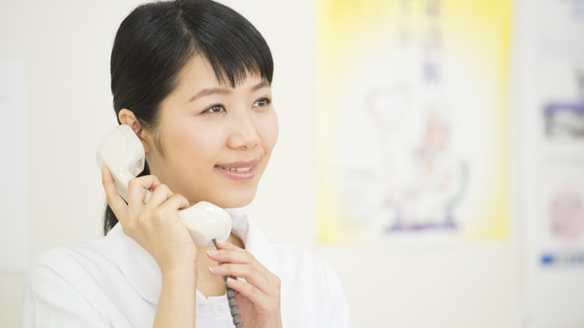 鶴崎鍼灸院　受付電話対応